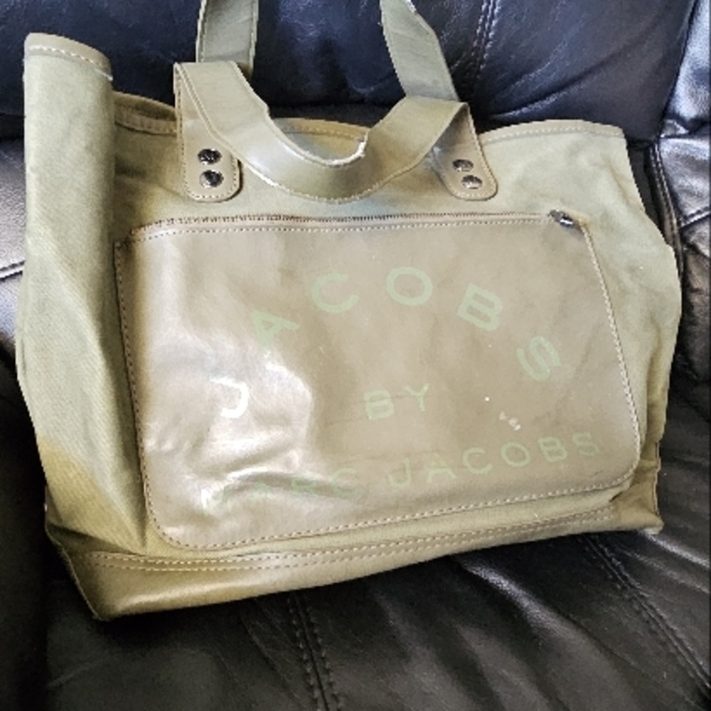 Marc Jacobs Green Tote Bag